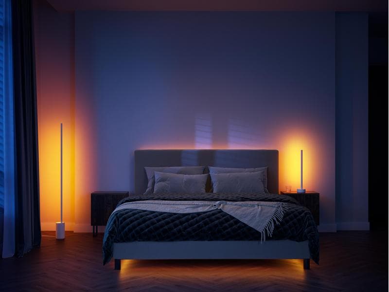Philips Hue Gradient Signe Stehleuchte Weiss