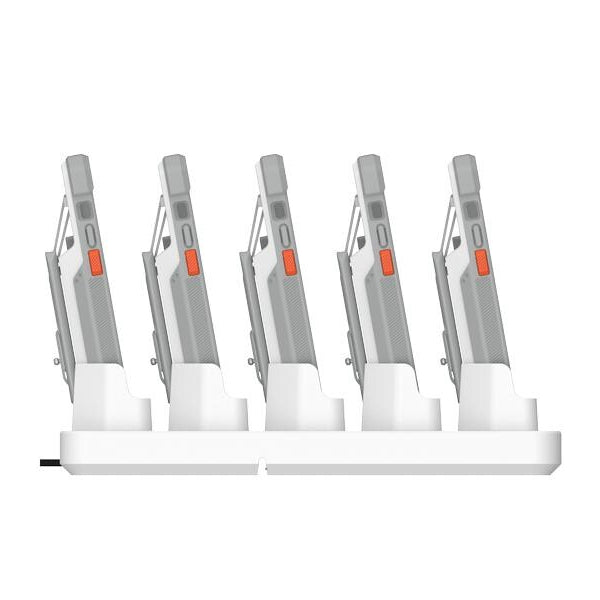 UAG Ladestation Workflow 5 Slot Battery Charger Weiss