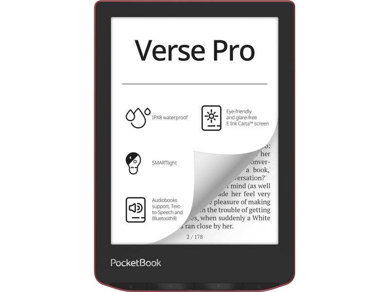PocketBook E-Book Reader Verse Pro Passion Red