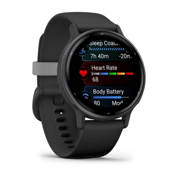 GARMIN GPS-Sportuhr Vivoactive 5 Grau/Schwarz