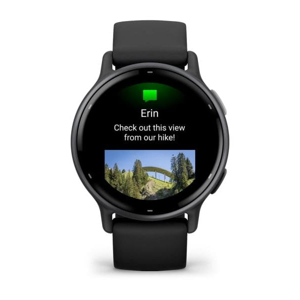 GARMIN GPS-Sportuhr Vivoactive 5 Grau/Schwarz