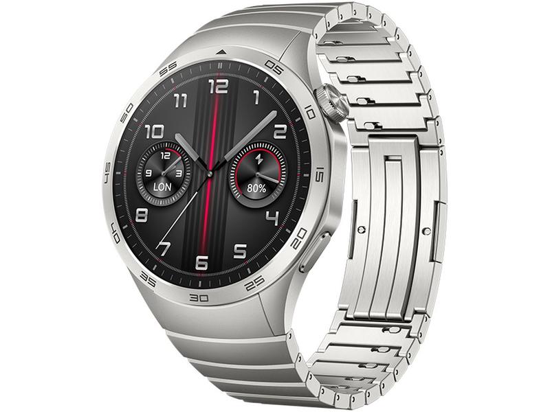 Huawei Smartwatch GT4 46 mm Steel Strap / Grau
