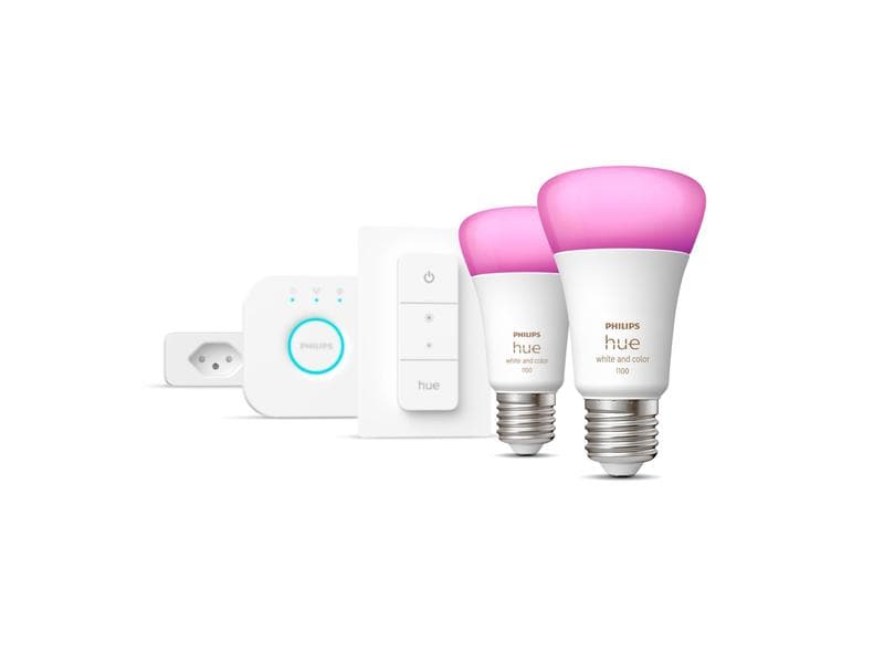 Philips Hue Starterset White &amp; Color Ambiance, 2er Set inkl. Smart Plug