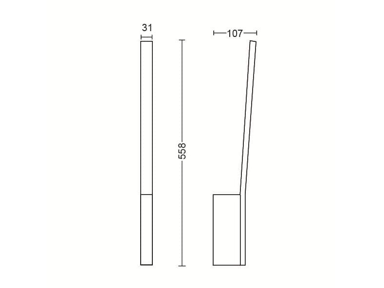 Philips Hue White &amp; Color Ambiance Liane Wandleuchte Weiss