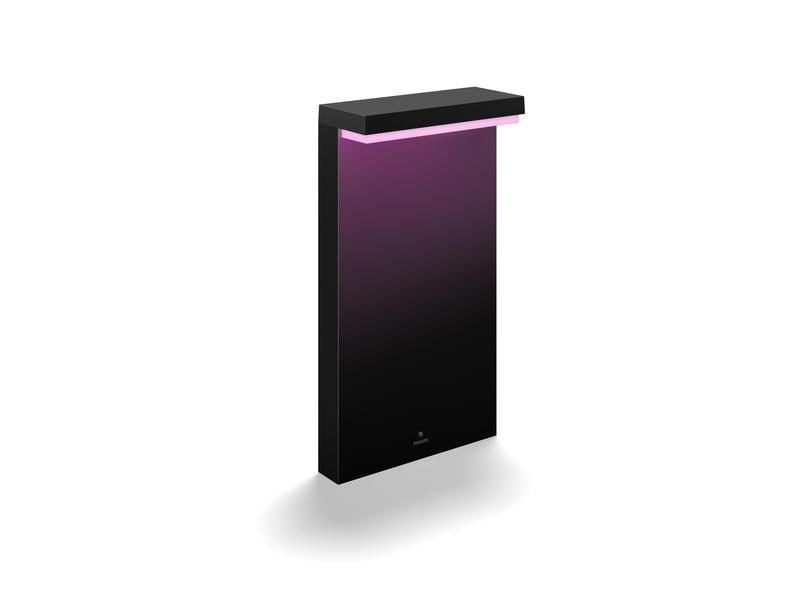 Philips Hue White &amp; Color Ambiance Outdoor Nyro Sockelleuchte Schwarz