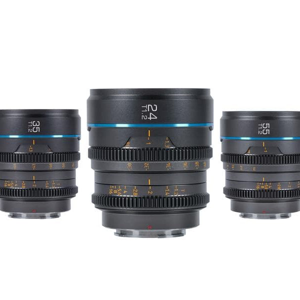 Sirui Festbrennweite Nightwalker 24, 35&55mm T1.2 – Canon RF