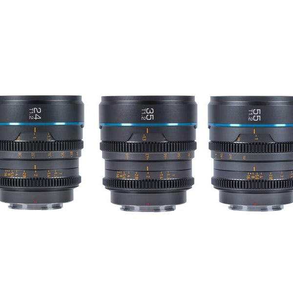 Sirui Festbrennweite Nightwalker 24, 35&55mm T1.2 – Canon RF