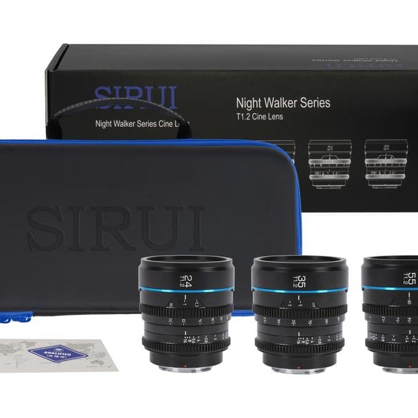 Sirui Festbrennweite Nightwalker 24, 35&55mm T1.2 – Sony E-Mount