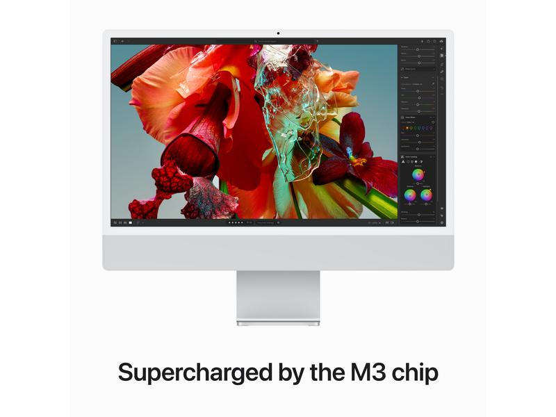 Apple iMac 24" M3 8C GPU / 256 GB / 8 GB Silber