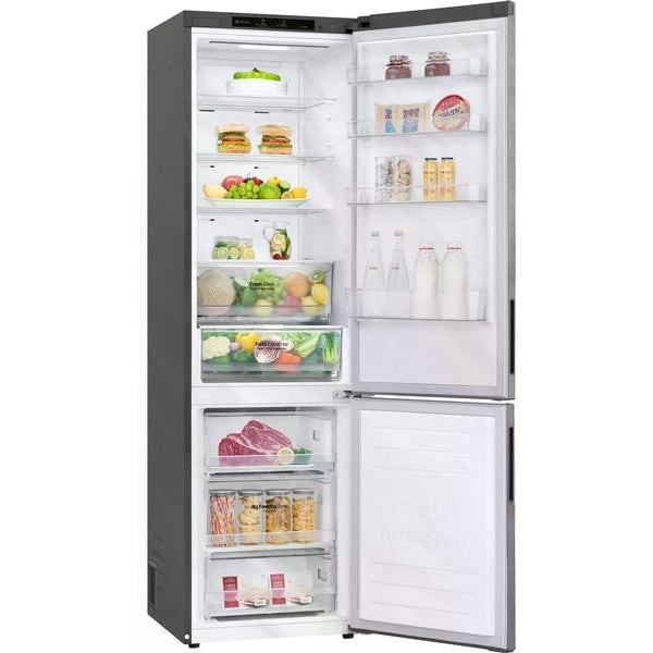 LG Kühl-Gefrierkombination GBP62PZNAC Platinum Silver, Rechts