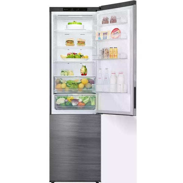 LG Kühl-Gefrierkombination GBP62PZNAC Platinum Silver, Rechts