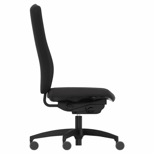 Züco Bürostuhl Forma King Plus, mit Polsterrücken, Schwarz