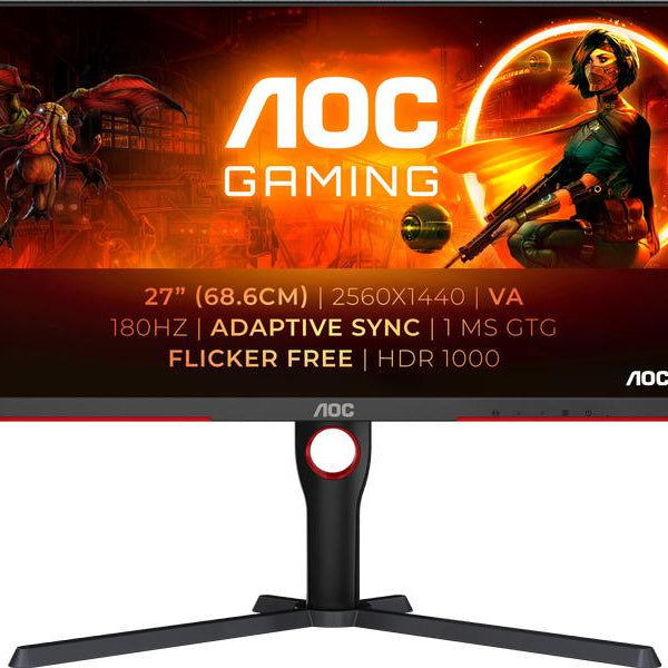 AOC Monitor Q27G3XMN/BK