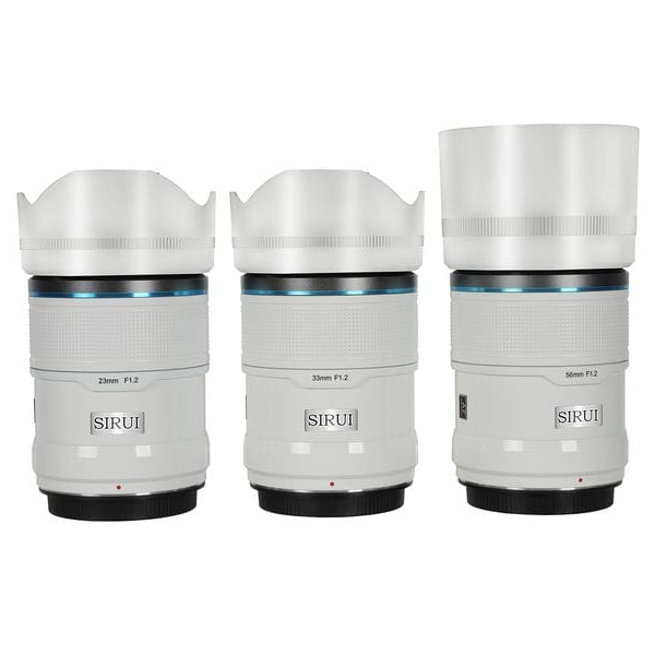 Sirui Festbrennweite Sniper 23, 33, 56mm F/1.2 Weiss Fujifilm X