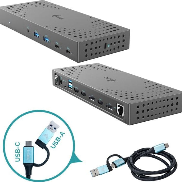 i-tec Dockingstation USB 3.0, USB-C, HDMI, DP Dual PD 100W
