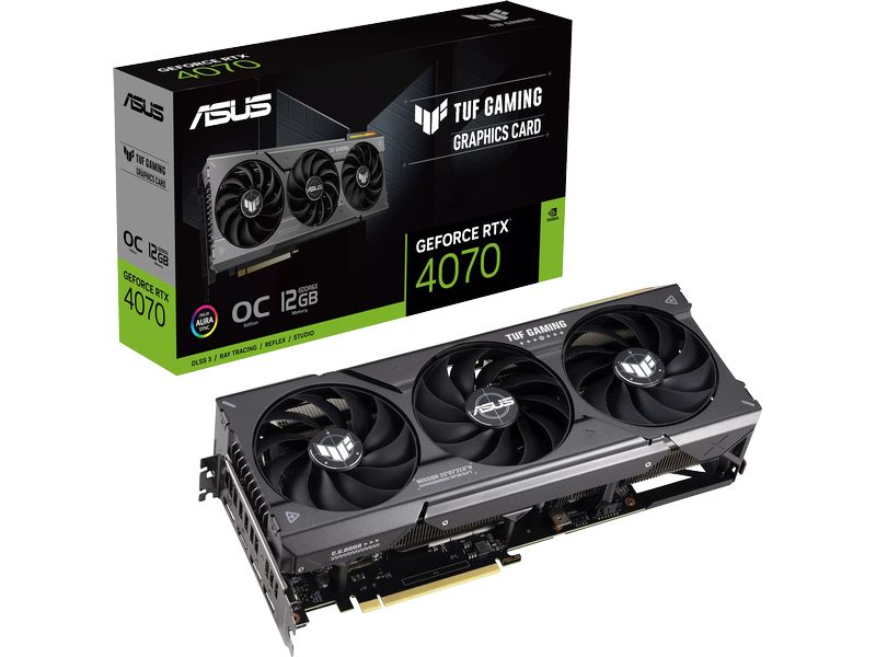 ASUS Grafikkarte TUF GeForce RTX 4070 SUPER OC Edition 12 GB