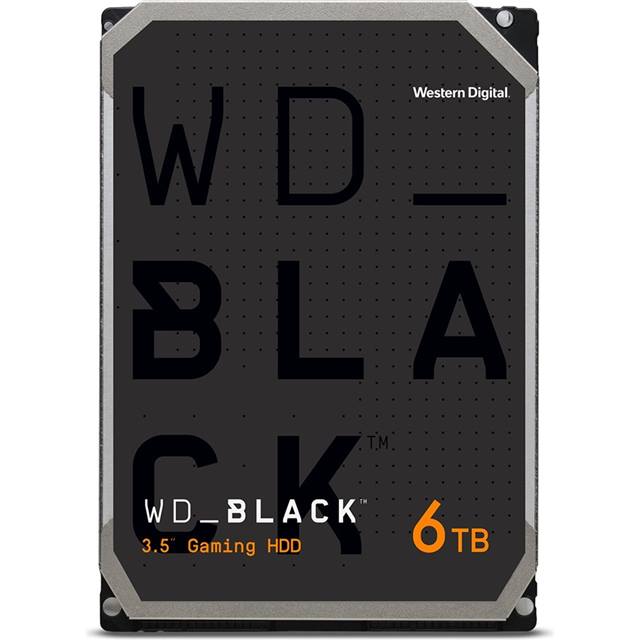 WD Black 6TB - 3.5", SATA, 7.2k, 128MB