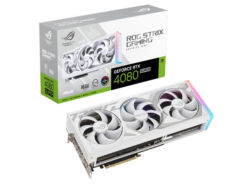 ASUS ROG Grafikkarte Strix GeForce RTX 4080 Super White 16 GB