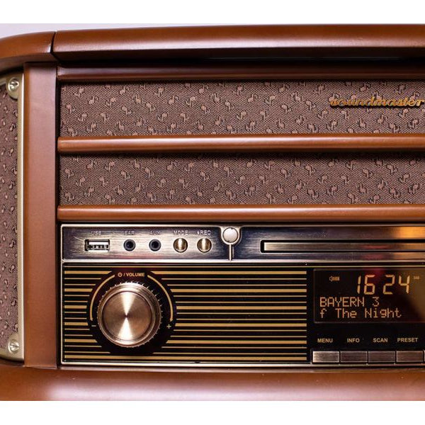 soundmaster Stereoanlage NR565DAB Braun