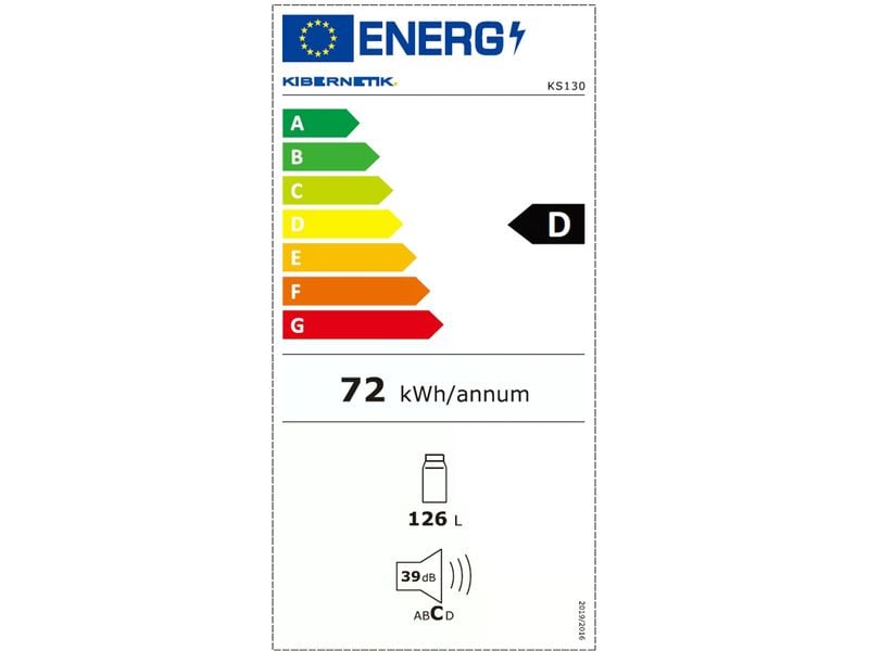 Kibernetik Kühlschrank KS130 Rechts/Wechselbar