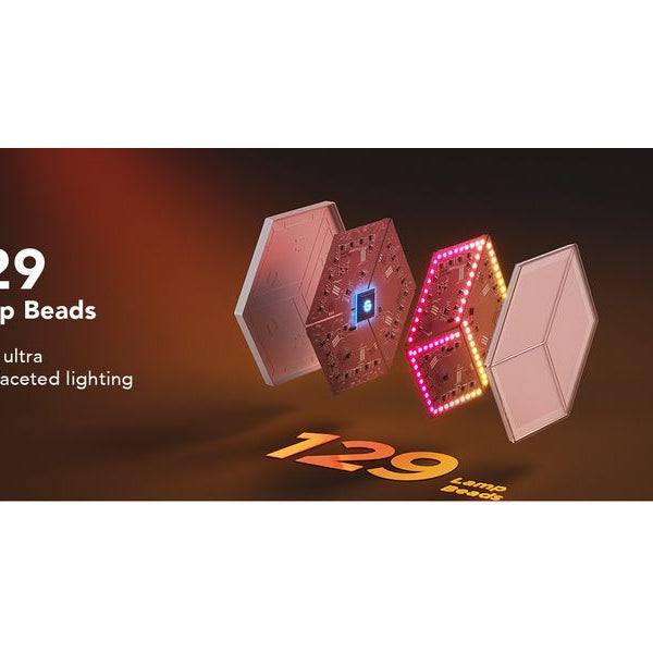 Govee Panelleuchte Glide Hexa Ultra, 7er-Pack, RGBIC