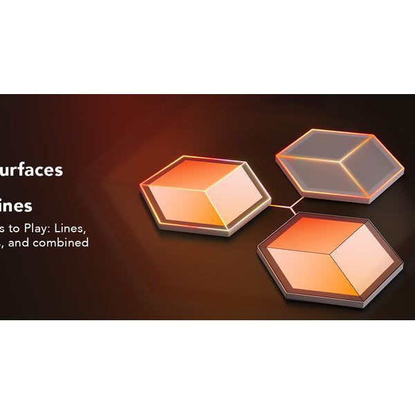 Govee Panelleuchte Glide Hexa Ultra, 7er-Pack, RGBIC