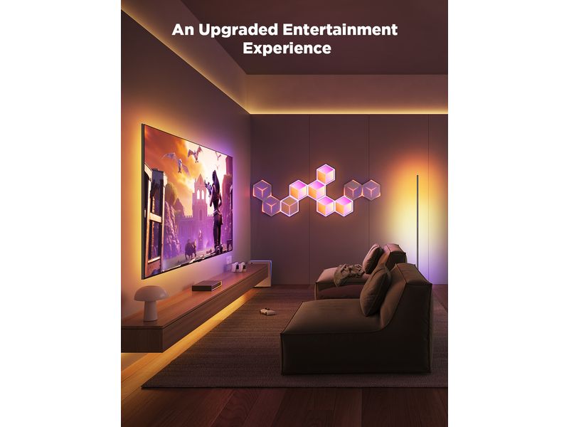 Govee Panelleuchte Glide Hexa Ultra, 7er-Pack, RGBIC