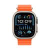 Apple Watch Ultra 2 GPS + Cellular (Titan Silbergrau) - 49mm - Ocean Armband Orange