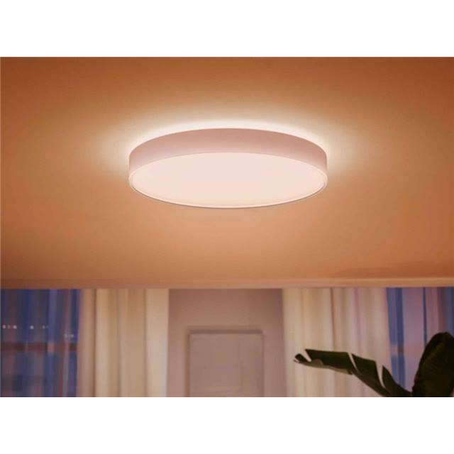 Philips Hue White Ambiance Enrave, extra grosse Deckenleuchte - weiss