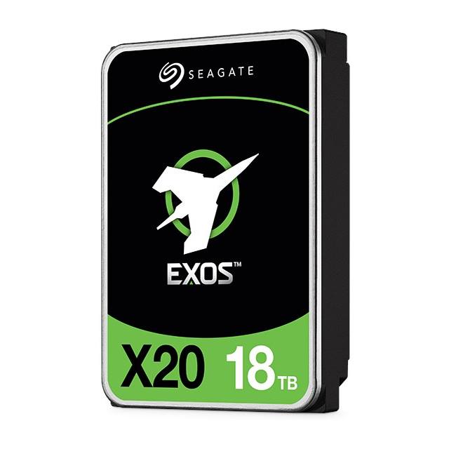 Seagate Exos X20 - 18TB - 3.5'', SATA, 7.2k, 256MB, 512e