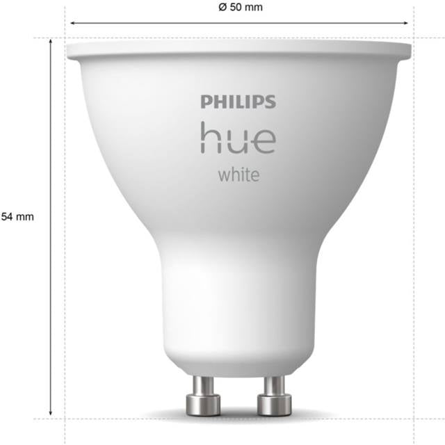 Philips Hue White, 5.2W, GU10, Spot, matt