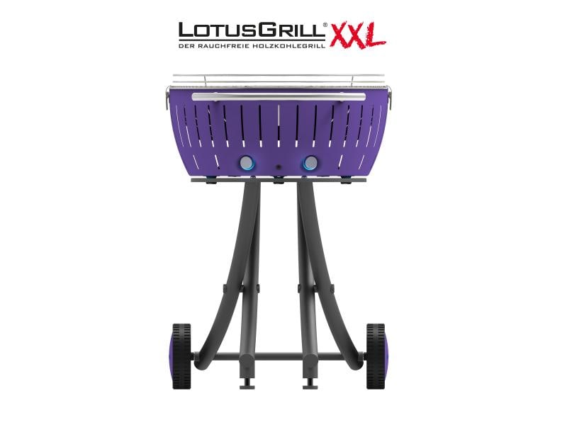 LotusGrill Holzkohlegrill XXL Pflaumenlila