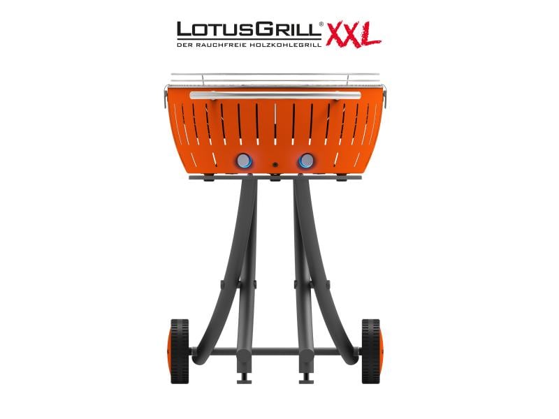 LotusGrill Holzkohlegrill XXL Mandarinorange