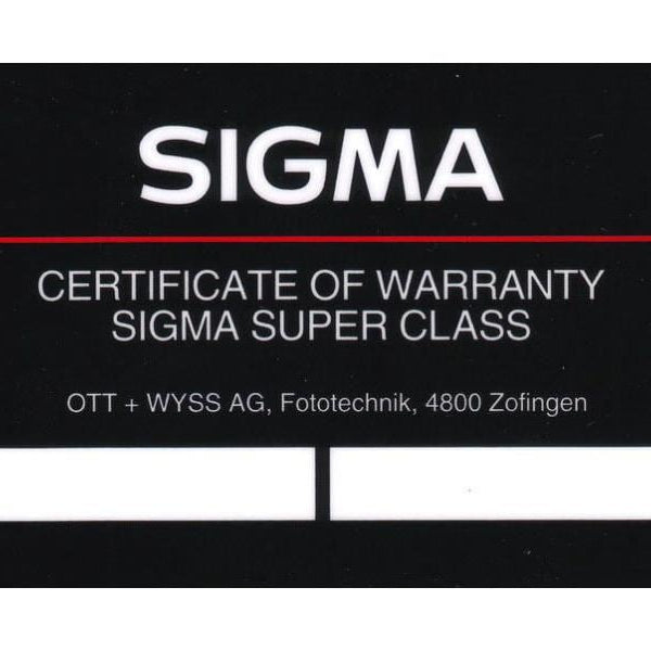 Sigma Zoomobjektiv 18-35mm F/1.8 DC HSM Nikon F