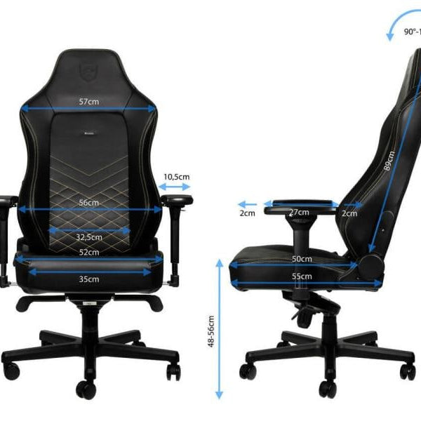 noblechairs Gaming-Stuhl HERO Schwarz/Gold