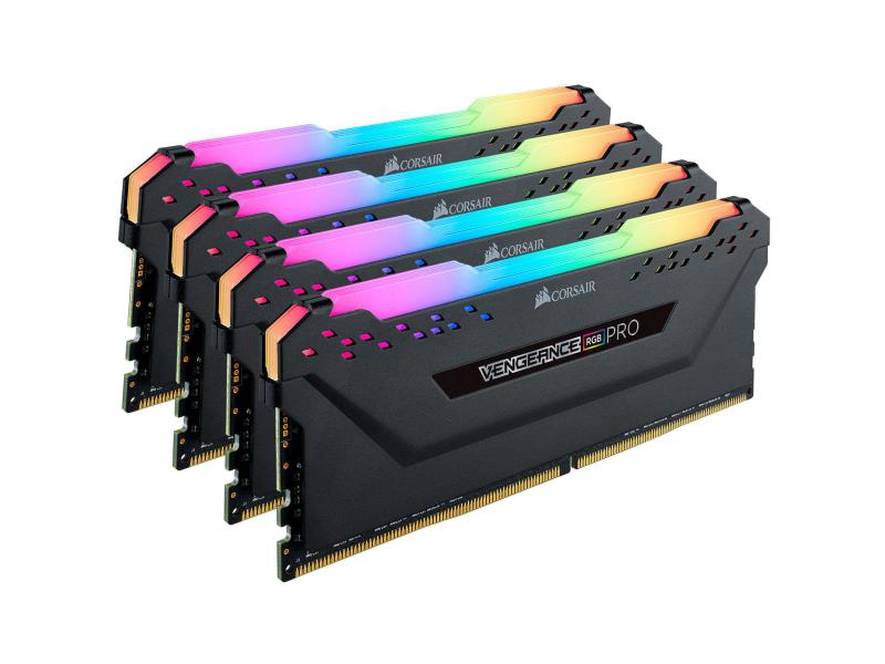 Corsair DDR4-RAM Vengeance RGB PRO Black iCUE 3600 MHz 4x 32 GB
