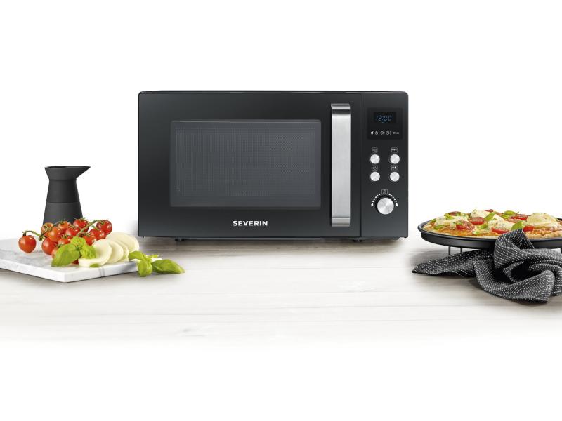Severin Mikrowelle mit Grill MW 7752 Schwarz
