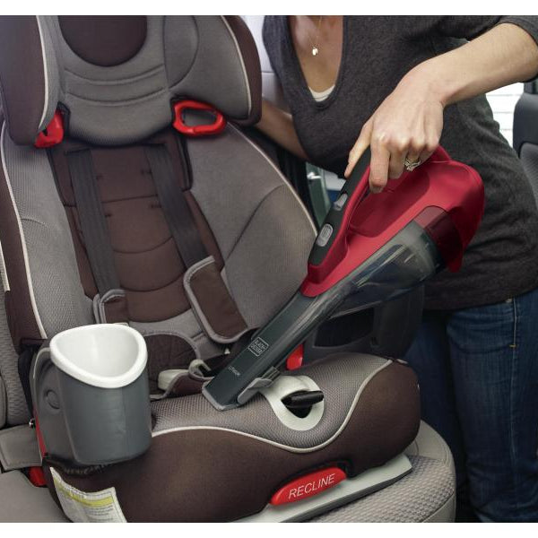 BLACK+DECKER Akku-Handsauger Dustbuster Lithium Rot