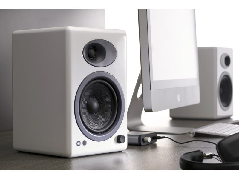 audioengine Regallautsprecher Paar A5+ Weiss