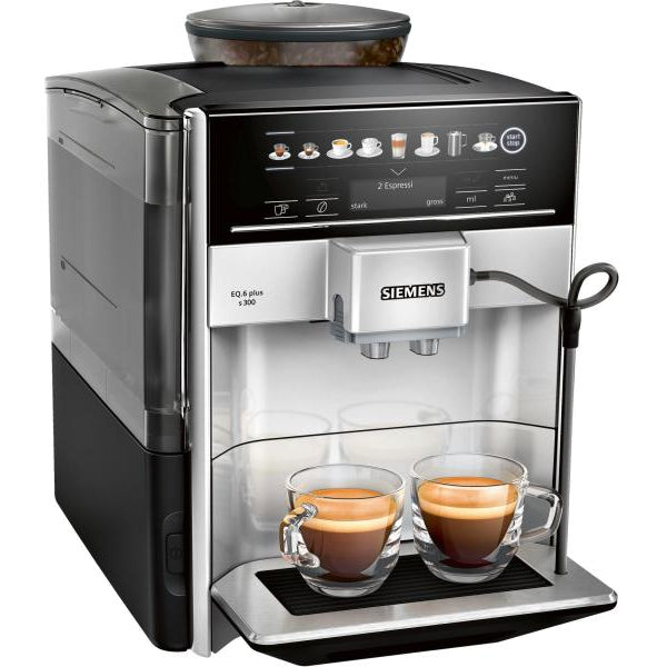 Siemens Kaffeevollautomat EQ.6 plus s300 Grau, Schwarz