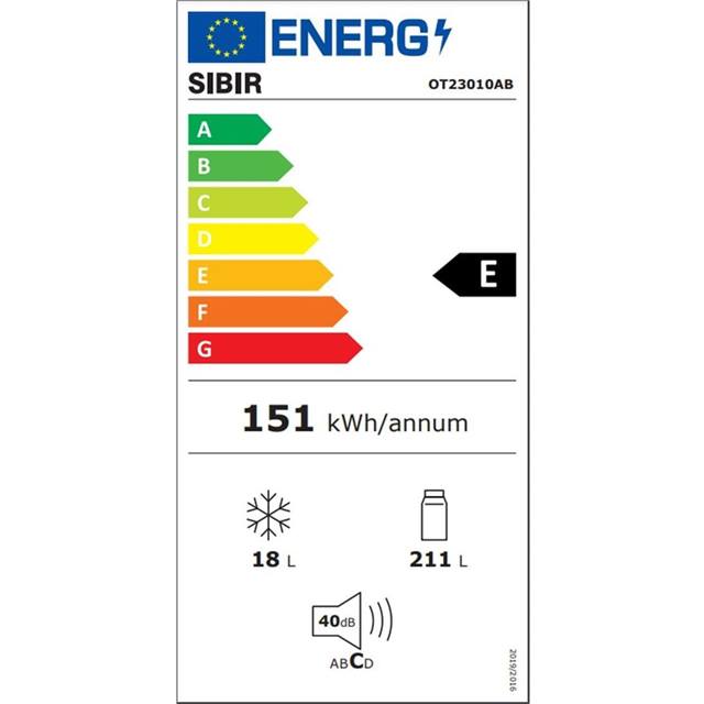 Sibir Kühl-Gefrierkombination Oldtimer OT23010 AB Rechts