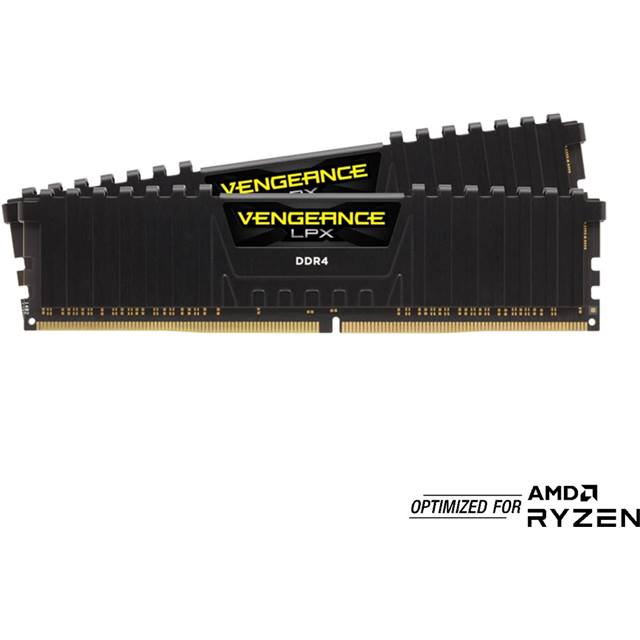 Corsair Vengeance LPX Optimiert für AMD, DDR4, 32GB (2 x 16GB), 3600MHz - schwarz