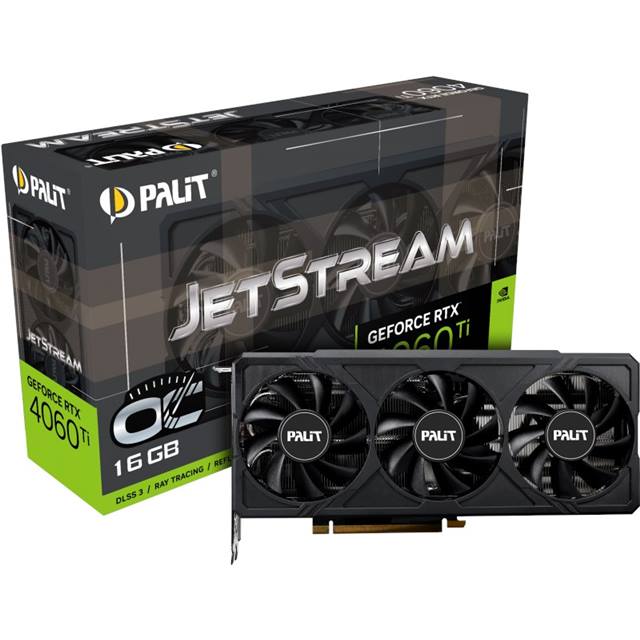 Palit GeForce RTX 4060 Ti JetStream OC 16GB