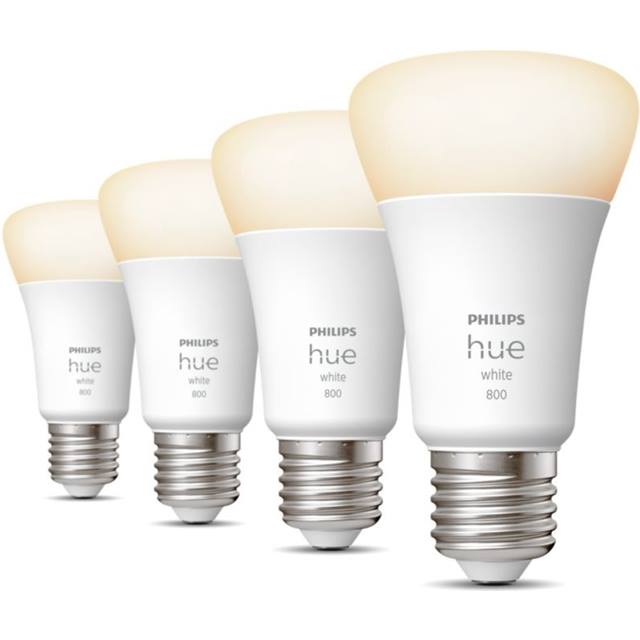 Philips Hue White, 9W, E27, Bulb, opal - 4-Pack