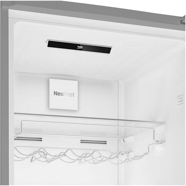 Beko Kühl-Gefrierkombination KG710, Grau, Rechts, Wechselbar