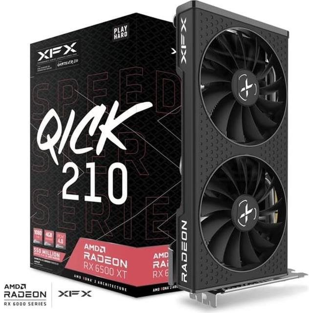 XFX Speedster Qick 210 Radeon RX 6500 XT Core Gaming - 4GB