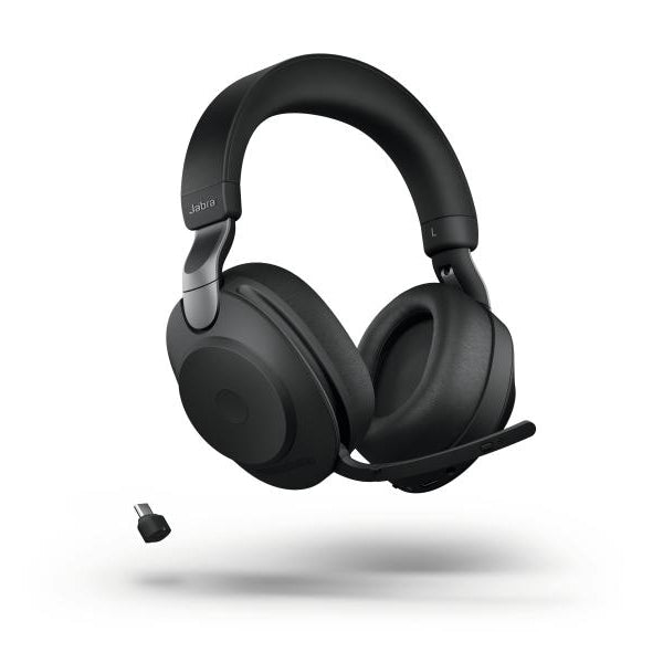 Jabra Headset Evolve2 85 Duo UC Schwarz, USB-C, inkl. Ladestation