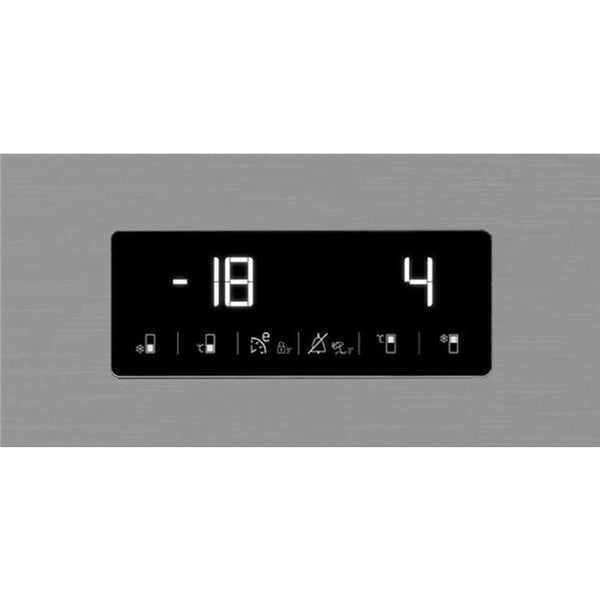 Beko Kühl-Gefrierkombination KG710, Grau, Rechts, Wechselbar