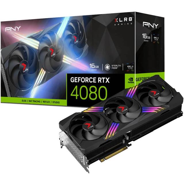 PNY GeForce RTX 4080 XLR8 Gaming Verto EPIC-X RGB TF 16GB