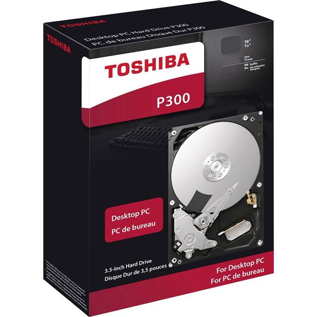 Toshiba P300 - 4TB - 3.5", SATA, 5.4k, 128MB